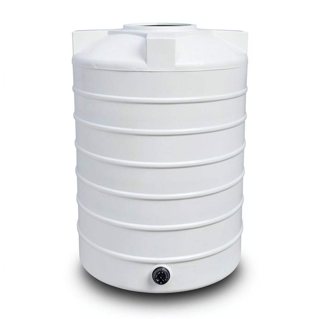 Water Tank 5000 Liter Polyethylene Vertical 188 cm Length
