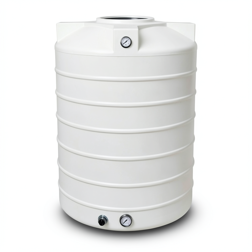 Water Tank Vertical 25000 liter Polyethylene, 317 cm Length