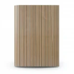 Striped Wallpaper, Vinyl Sheath, Length 10m, Width 53cm, brown Color