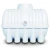 Water Tank 3000 Liter Polyethylene Horizontal 203×146 cm Short - Image 1