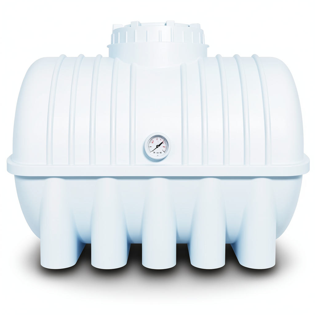 Water Tank 3000 Liter Polyethylene Horizontal 203×146 cm Short