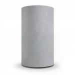 Plain Vinyl Wallpaper, Length 15.6 meters, Width 106 cm, Gray wall Color 