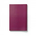 Plain Vinyl Wallpaper, size 15.6m×106cm, Dark Pink Color 