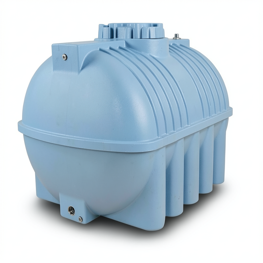 Water Tank 9000 Liter Horizontal Polyethylene, 357 cm Length