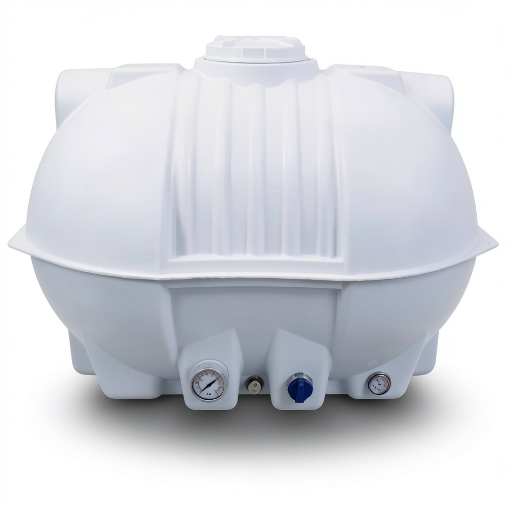 Water Tank Al-Furidi Horizontal Polyethylene 1000 Liter Capacity