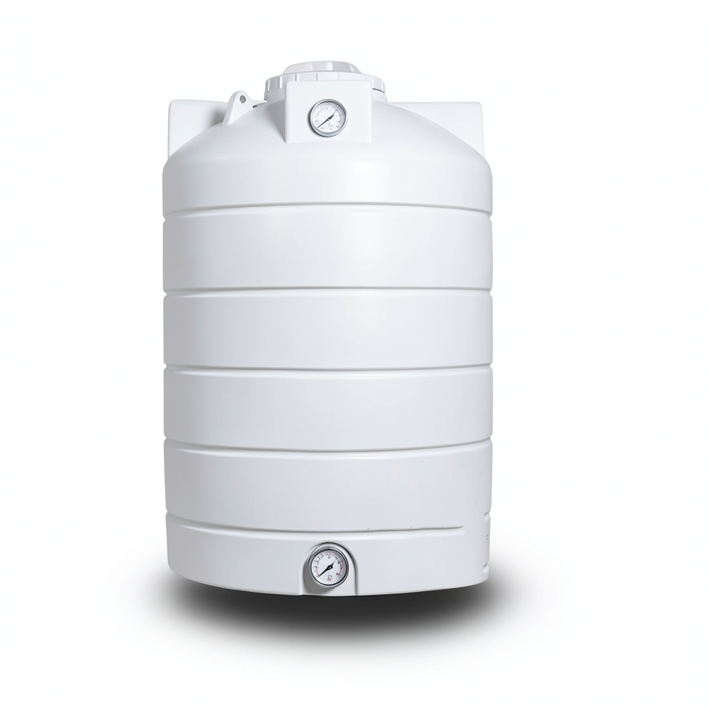 Water Tank Vertical Polyethylene 1500 Liter Capacity, 4 Layers Protection
