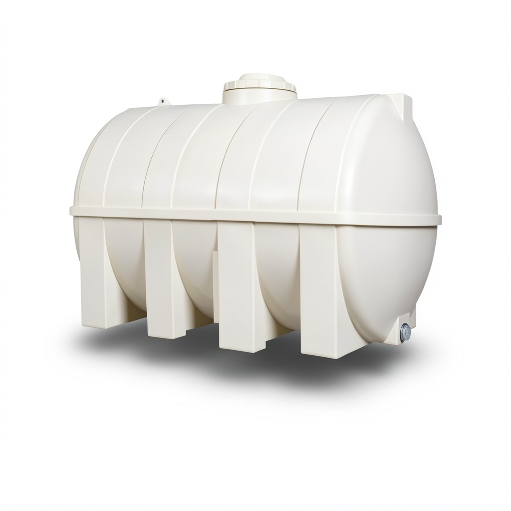 Water Tank Al-Kawthar Horizontal Polyethylene 3000 Liter Capacity