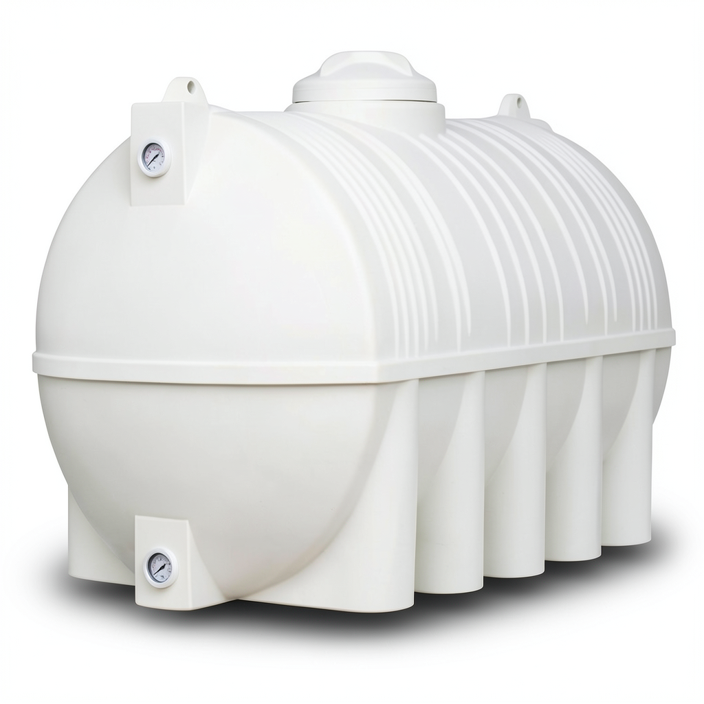 Water Tank Horizontal 500 Liter Polyethylene, 128x82x83 cm