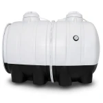 Water Tank 20000 Liter Polyethylene Modular, White/Black Layers