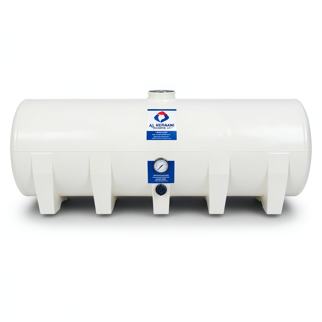 Water Tank 10000 Liter Fiberglass 5890×1500×1850 mm Horizontal | AL-Hussaini trading Est.