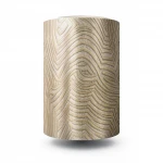 Classic Wall Covering, Vinyl Sheath, Length 15.6m, Width 106cm, brown on light gold Color 