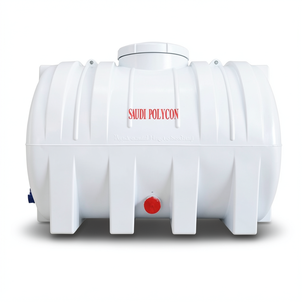 Water Tank Al-Hussaini Horizontal Polyethylene 3000 Liter 2200×1430×1530 mm | AL-Hussaini trading Est.