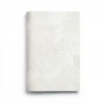 ورق حائط تصميم كلاسيك، لون بيج على ابيض، مقاس 15.6 م×106 سم