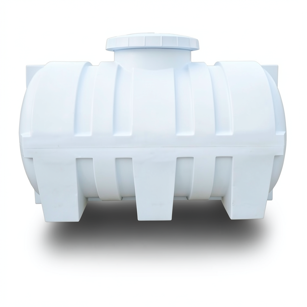 Water Tank Al-Mukhtar Horizontal Polyethylene 800 liter Capacity