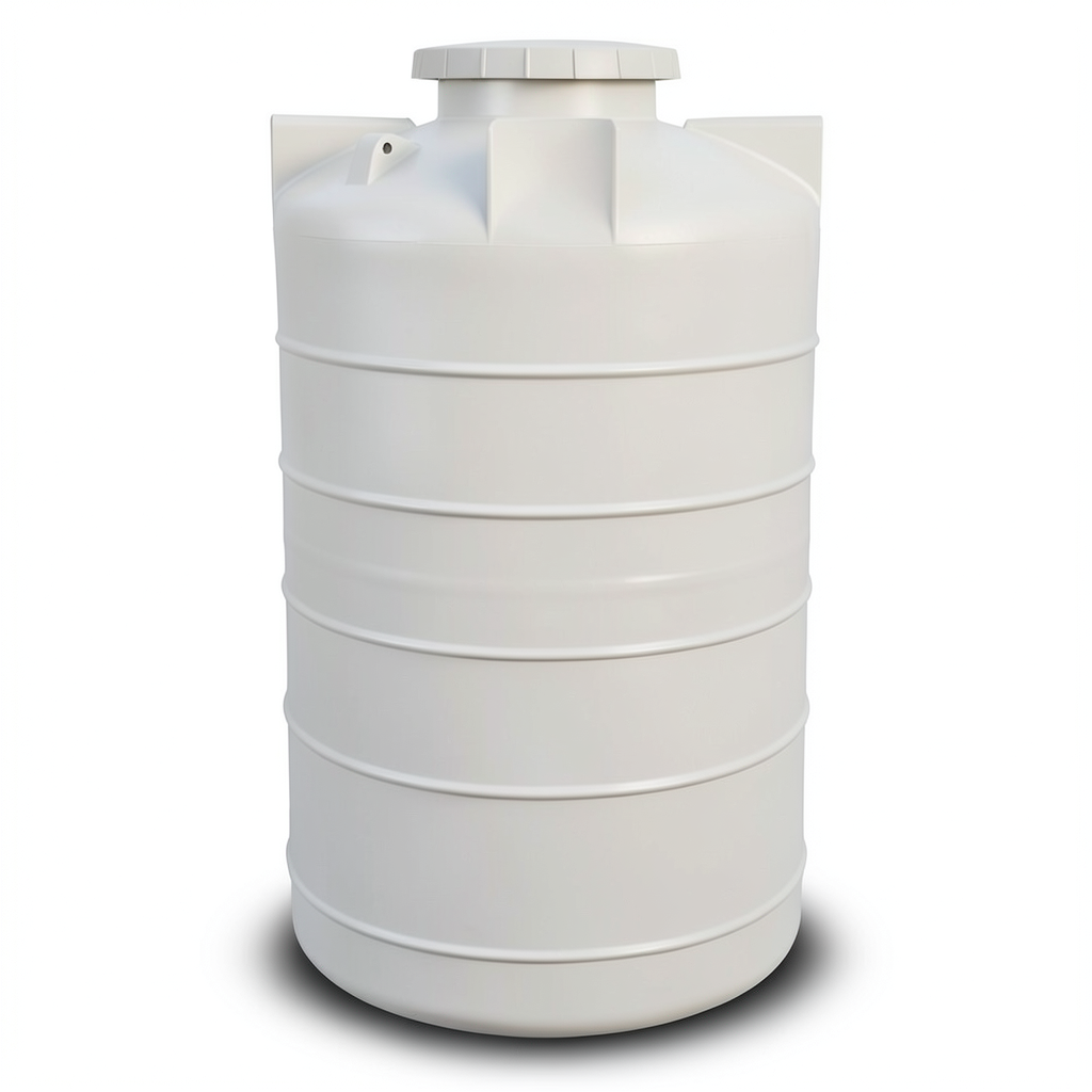 Water Tank 1000 Liter Capacity, Diameter 89 cm, Height 200 cm, Vertical Polyethylene