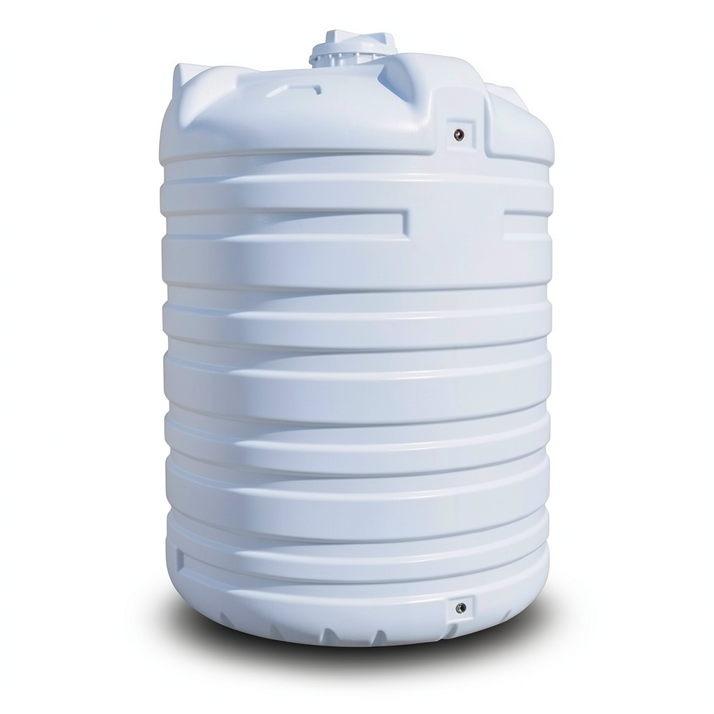 Blow Molding Water Tank Vertical 5000 Liter Polyethylene Diameter 181 cm Height 220 cm