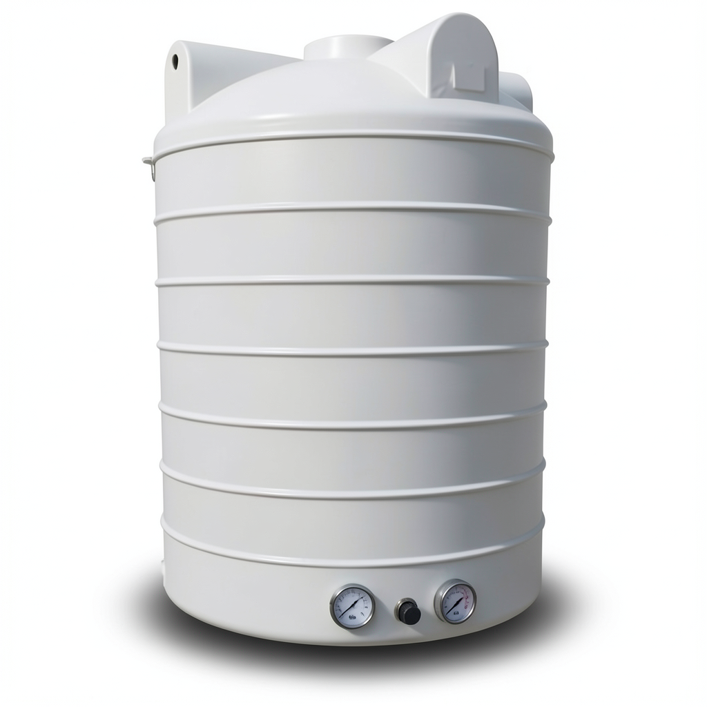 Water Tank 3000 Liter Fiber Glass 155×186 cm, Vertical