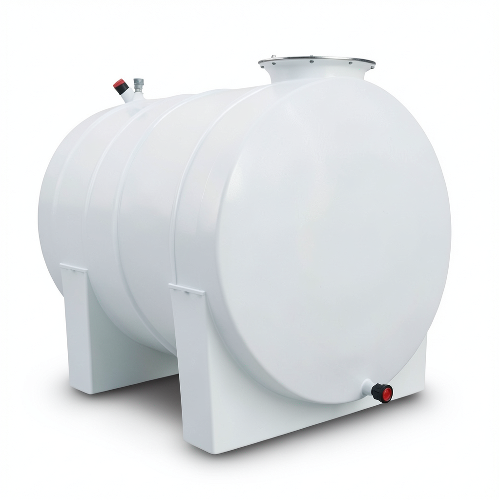 Water Tank Gulf Quality Horizontal Fiberglass Diameter 180 cm Capacity 10000 liter
