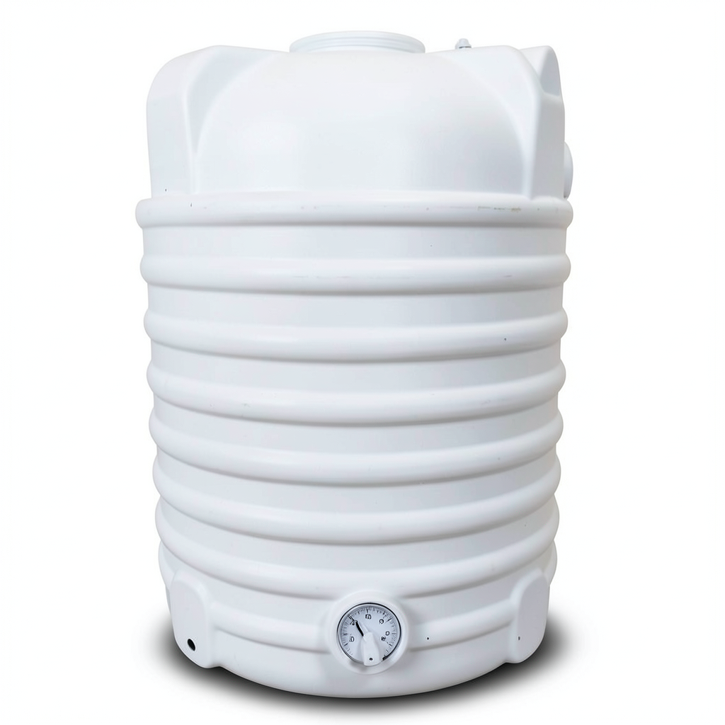 Water Tank Vertical Polyethylene 1500 Liter Capacity, Height 150 cm