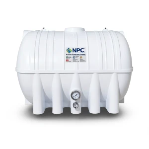Horizontal Water Tank 7500 Liter Polyethylene White | National Polyethylene Company (NPC)