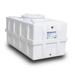 Horizontal Water Tank 500 Liter Polyethylene, White | National Polyethylene Company (NPC)