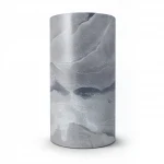Classic Wall Covering, Vinyl Sheath, Length 15.6m, Width 106cm, Gray with black and white Color
