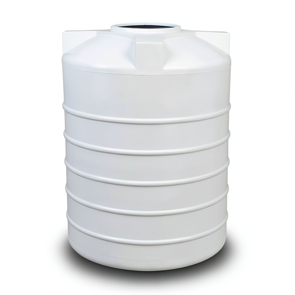 Water Tank Polyethylene Vertical 7000 Liter, 310 cm Diameter
