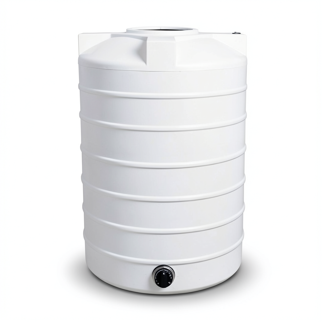 Water Tank Vertical Polyethylene 2000 liter Capacity, 1400mm Diameter