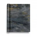  Wallpaper, Classic Design, black and gray with gold Color, Size 15.6m×106cm 