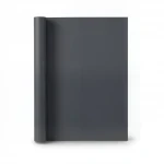 Plain Wallpaper, Dark Gray Color, Size 15.6m × 106cm