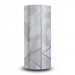 Classic Wall Decoration, Vinyl Sheath, Length 15.6m, Width 106cm, light gray on dark gray Color 