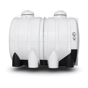 Water Tank 20000 Liter Polyethylene Modular, White/Black Layers