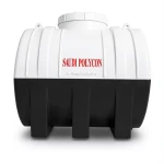 Horizontal Water Tank 1200 Liter Polyethylene, White/Black Layers | AL-Hussaini trading Est.