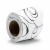 Classic Wallpaper, Vinyl Sheath, Length 10m, Width 53cm, snowy white with black Color