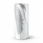 Classic Wallpaper, Vinyl Sheath, Length 15.6m, Width 106cm, Faint gray and white Color 
