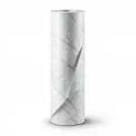 Classic Wallpaper, Vinyl Sheath, Length 15.6m, Width 106cm, light gray and white Color 