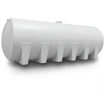 Water Tank Al-Qemah Horizontal Fiberglass 6000 Liter 2×2×2.10 m