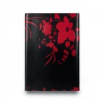 Classic Wallpaper, Vinyl Sheath, Length 10m, Width 53cm, red and black Color