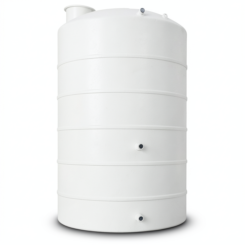 Vertical Water Tank 10000 Liter Fiberglass 5.80×1.50×1.60 m
