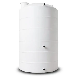 Water Tank Al-Qemah Vertical Fiberglass 20000 Liter, Size 2.90×3×3.10 m