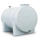 Water Tank Horizontal 6000 Liter Capacity Fiberglass Diameter 150 cm