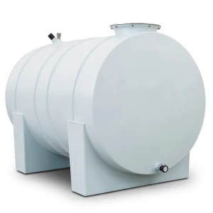 Water Tank Horizontal 6000 Liter Capacity Fiberglass Diameter 150 cm