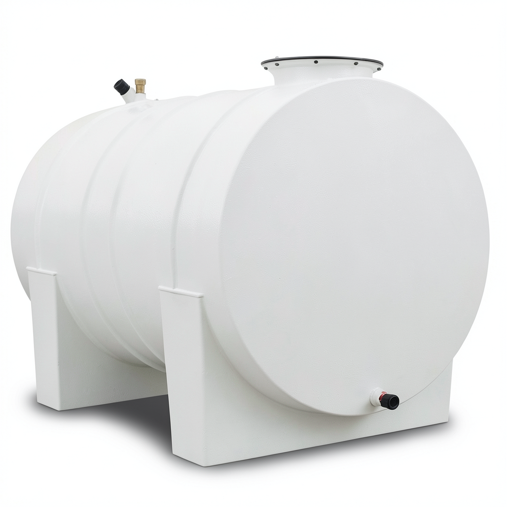 Water Tank Gulf Quality Horizontal Fiberglass Diameter 180 cm Capacity 10000 liter