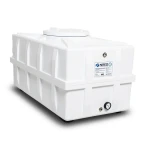 Horizontal Water Tank 300 Liter Polyethylene, White | National Polyethylene Company (NPC)