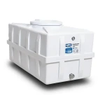 Horizontal Water Tank 500 Liter Polyethylene, White | National Polyethylene Company (NPC)