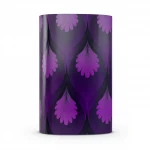 Classic Wallpaper, Vinyl Sheath, Length 10m, Width 53cm, purple with black color