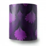 Classic Wallpaper, Vinyl Sheath, Length 10m, Width 53cm, purple with black color