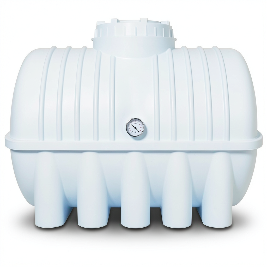 Water Tank Horizontal Polyethylene 1500 liter, Length 167 cm