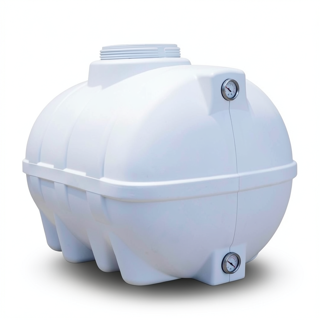 Water Tank Fiberglass Horizontal 4000 liter Capacity