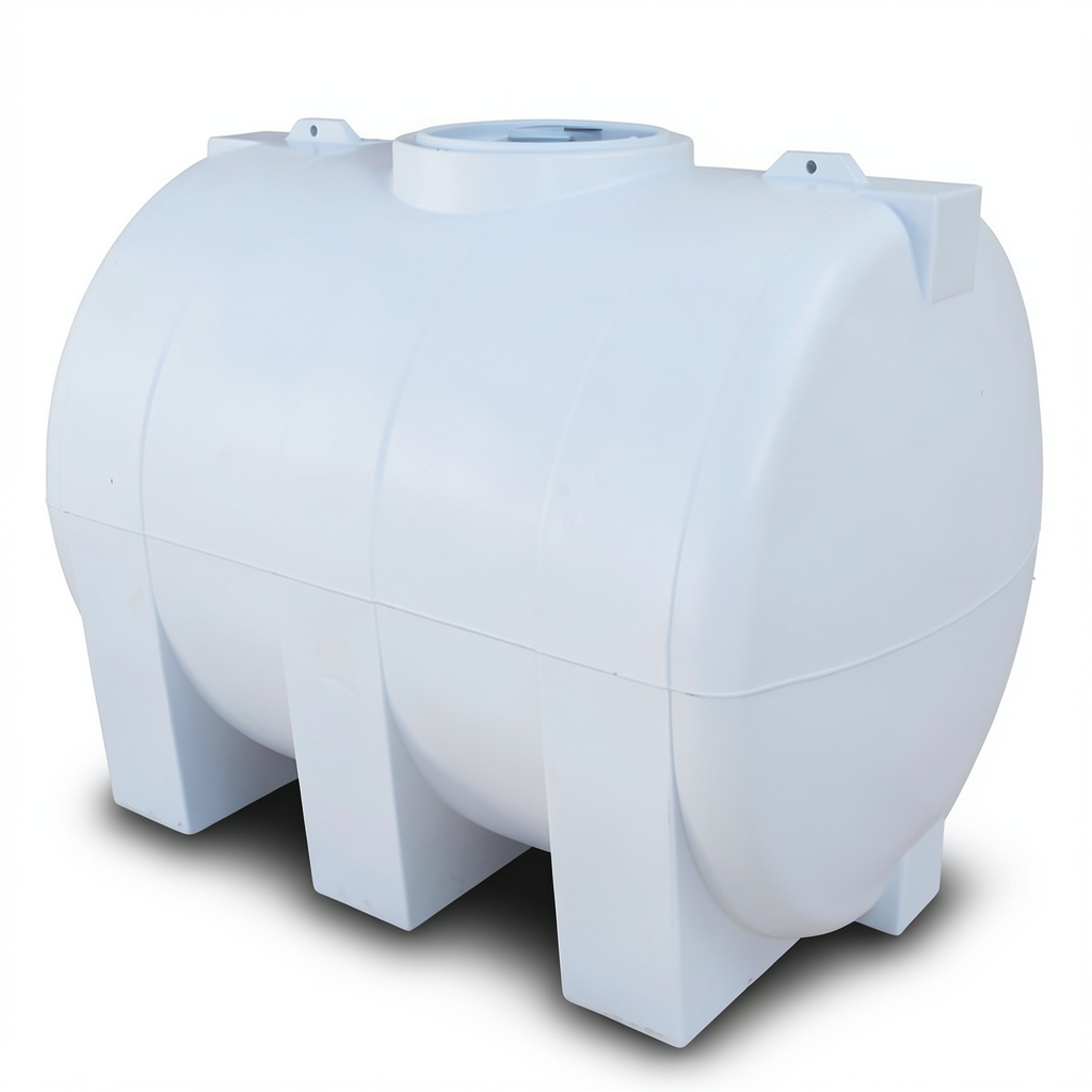 Al Khaleej Water Tank Polyethylene Horizontal 500 Liter Capacity